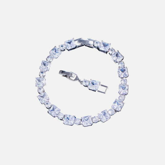 Cube Bracelet | Silver